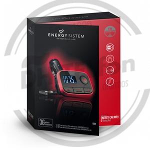PORTABLE AUDIO MP3/MP4 ENERGY CAR TRANSMITTER F2 RACING RED