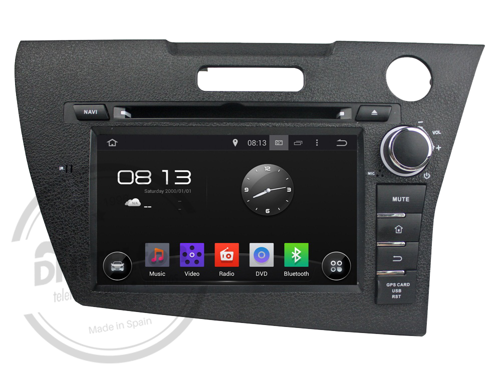 En DHITELfon, AMPLIAR   Radio gps + Adaption para Honda CRZ