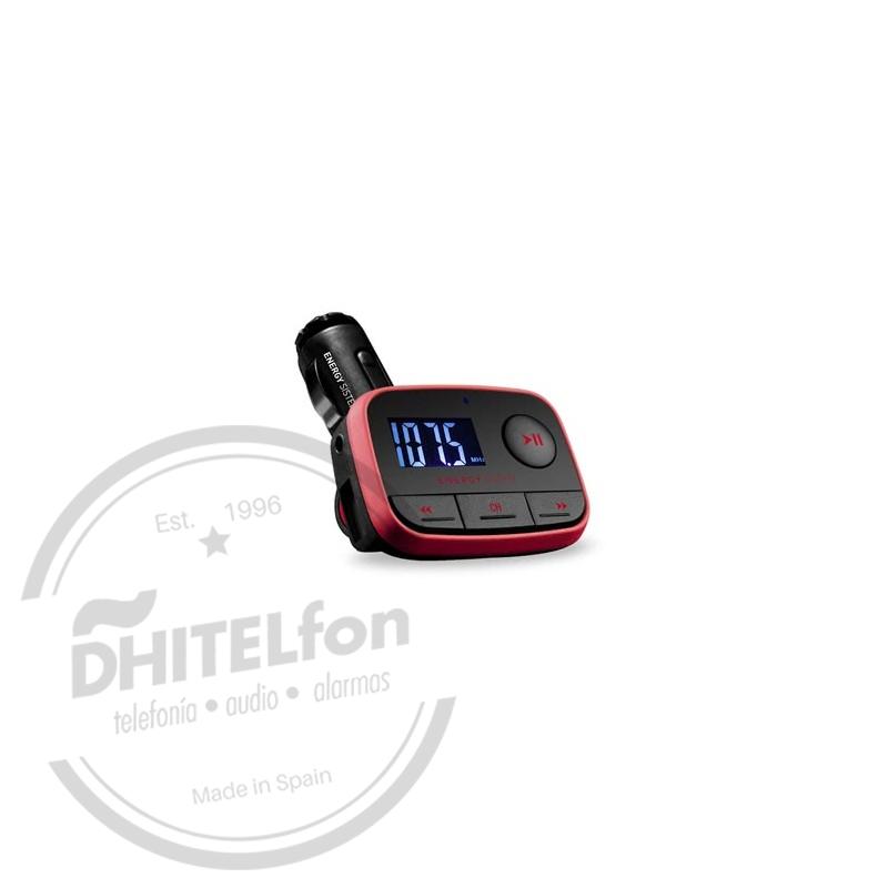 Energy Car Transmitter f2 Racing Red(MP3, lector tarjetas SD, USB-HOST, Line-in)