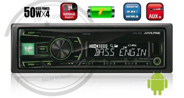 En DHITELfon, Alpine UTE-81R, Sintonizador / USB