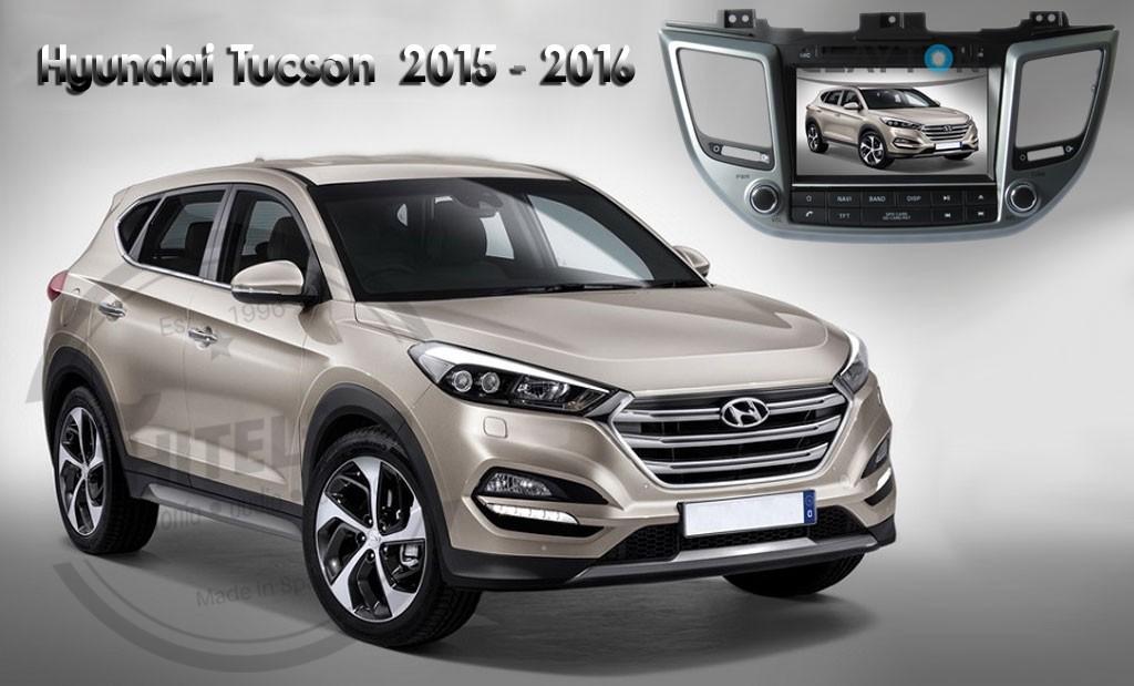 En DHITELfon, Sistema de Navegación / Radio Gps para Hyundai Tucson 2015.